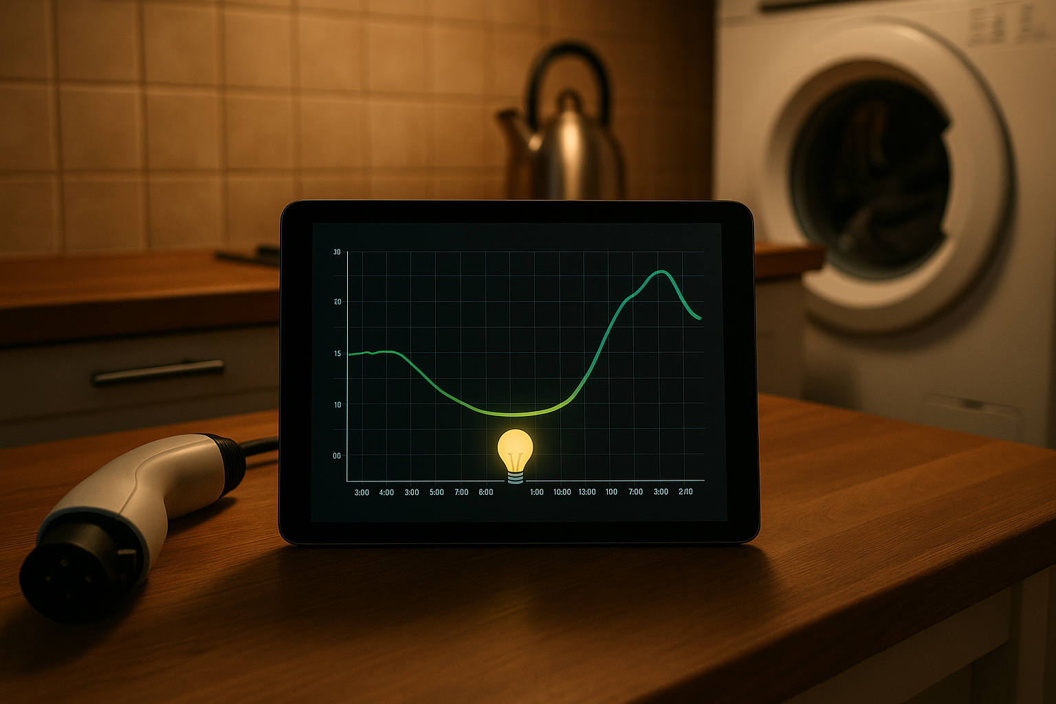 Illustration af hvornår er min el billigst