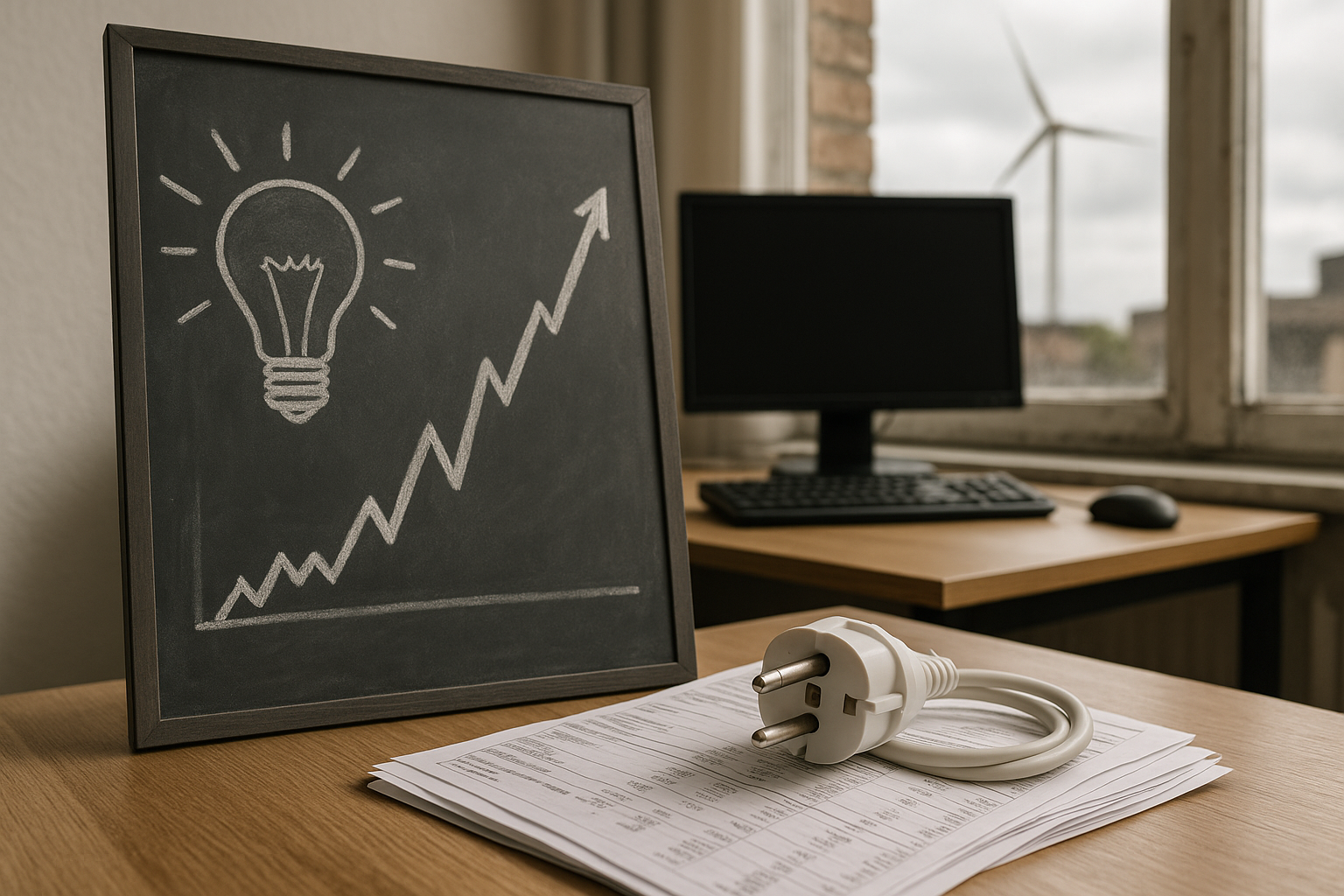 Illustration af hvad er el prisen idag