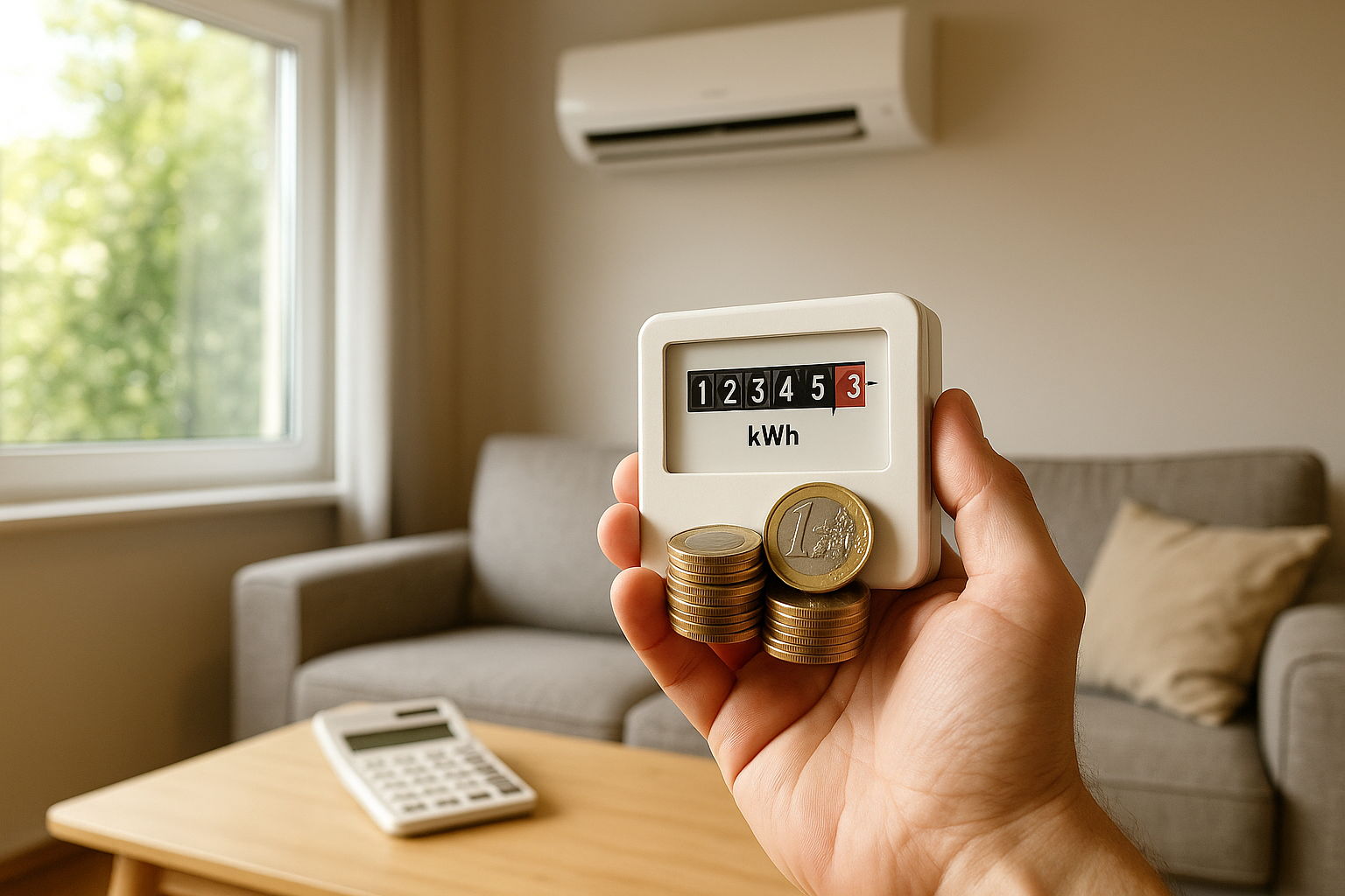 Illustration af hvad koster aircondition i strøm