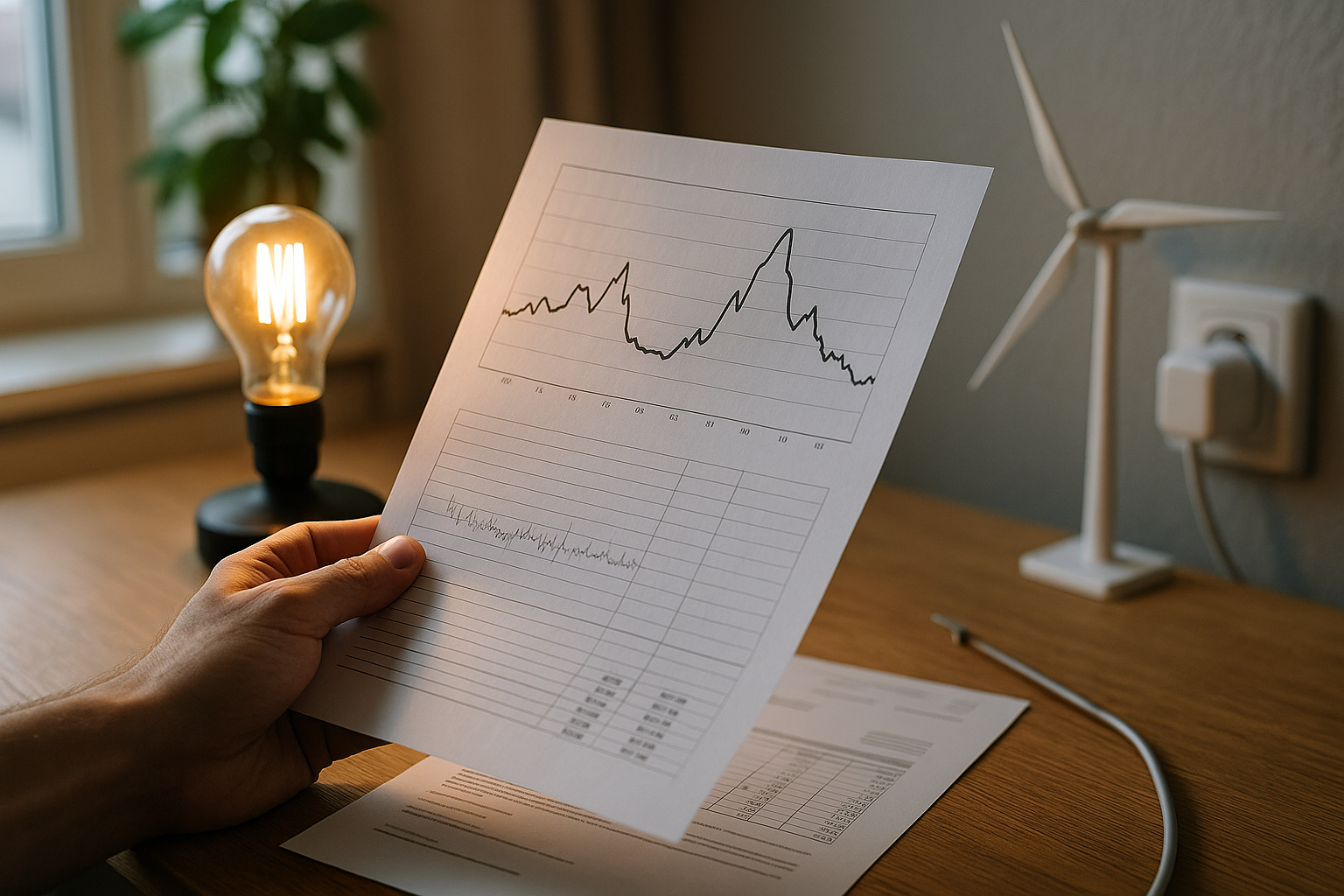 Illustration af hvad koster kwh strøm