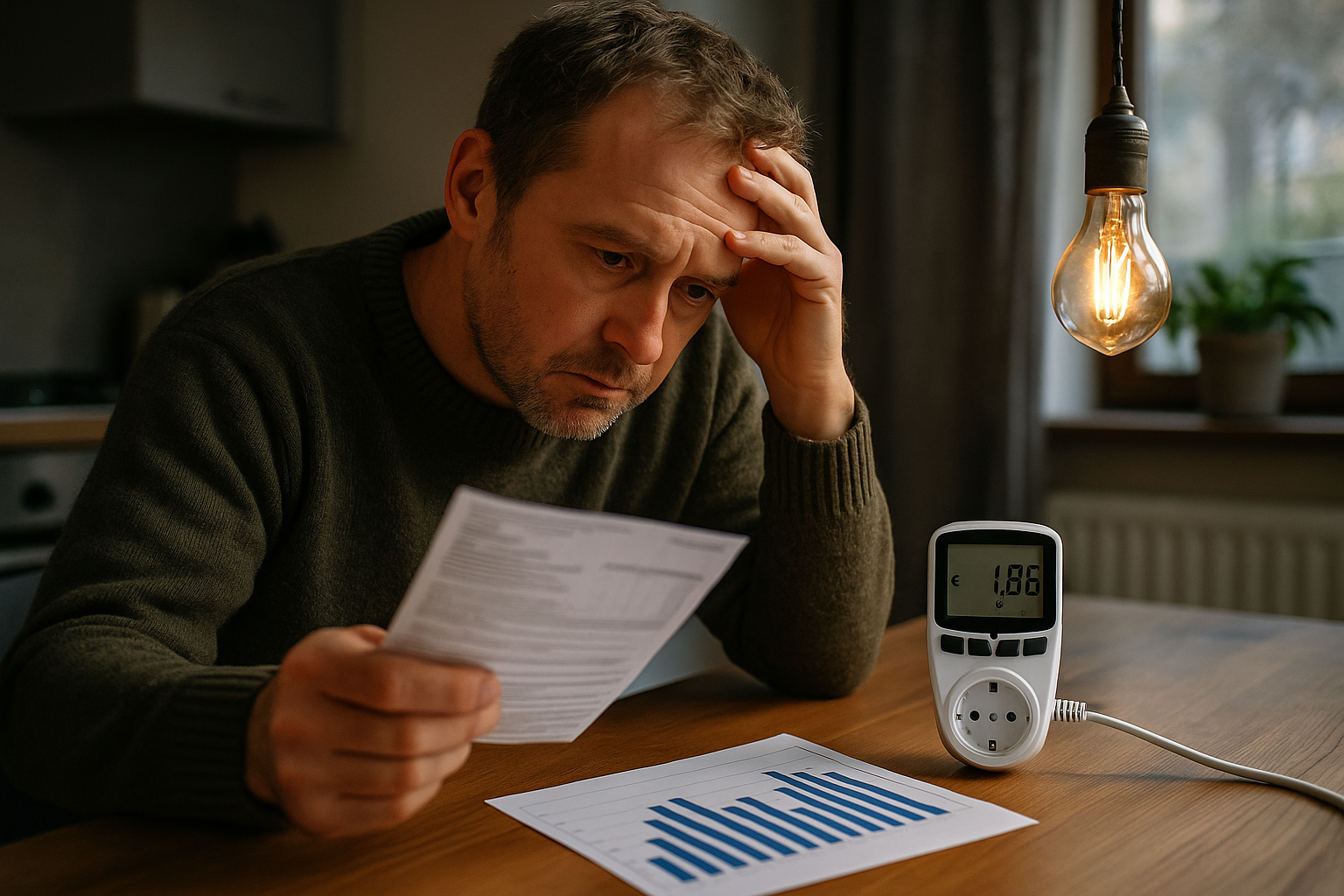 Illustration af hvor dyrt er strøm lige nu