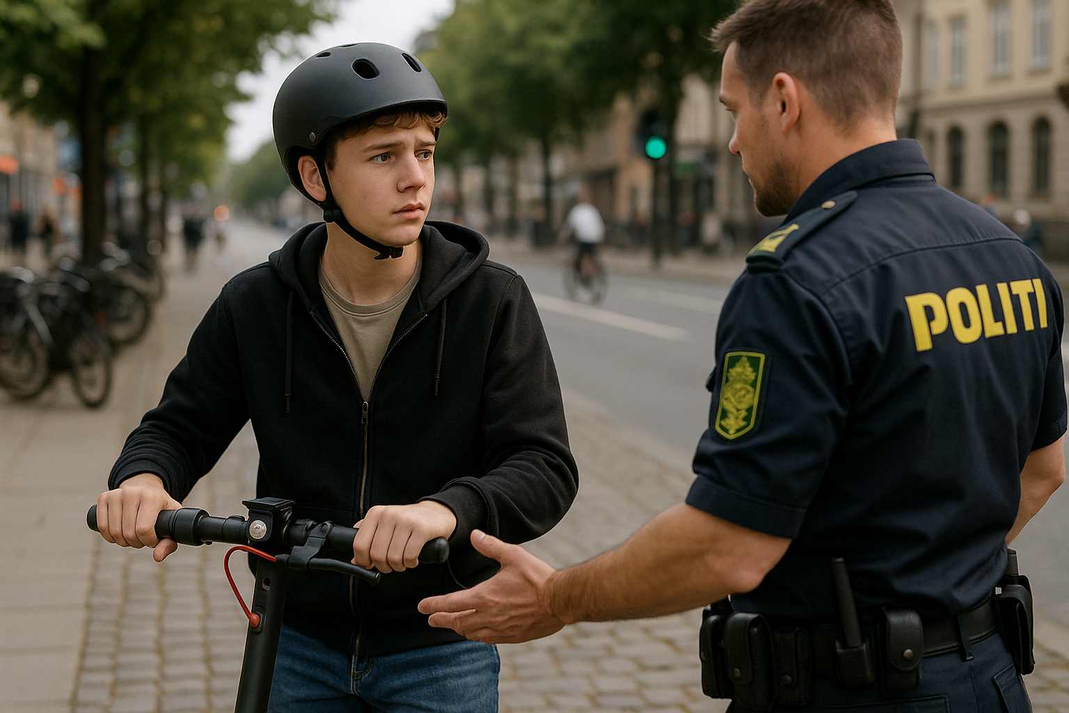 Illustration af hvor gammel skal man være for at køre på el-løbehjul