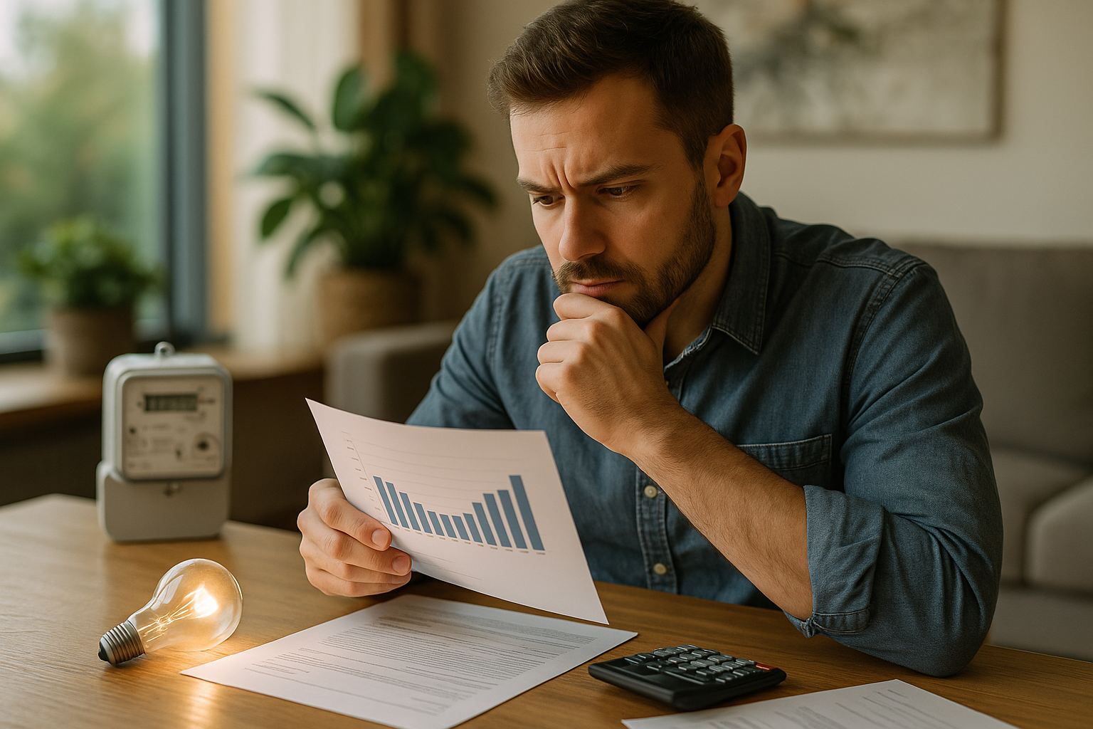 Illustration af hvor meget el bruger en person om året