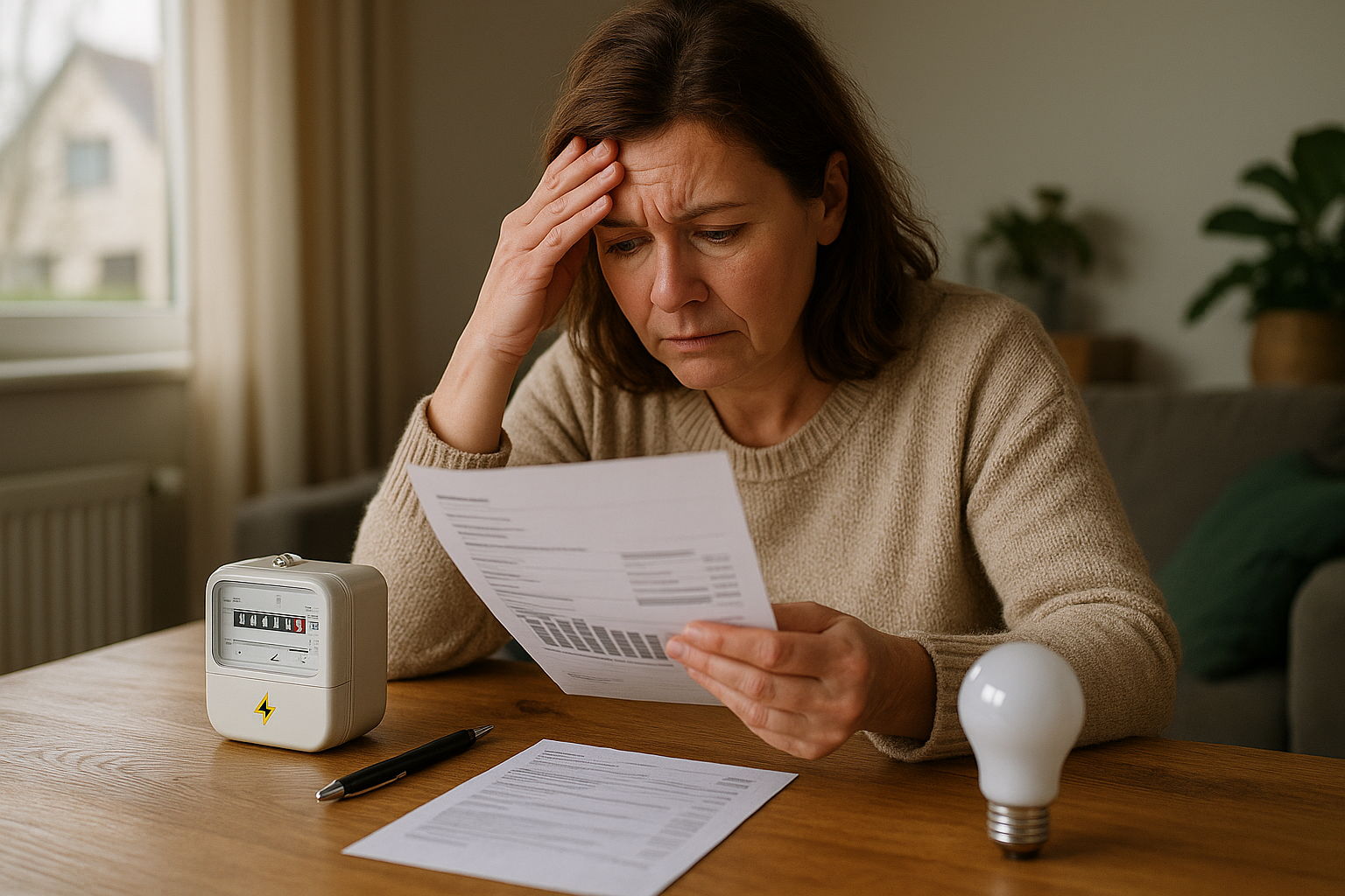 Illustration af hvor meget koster 1 kwh el