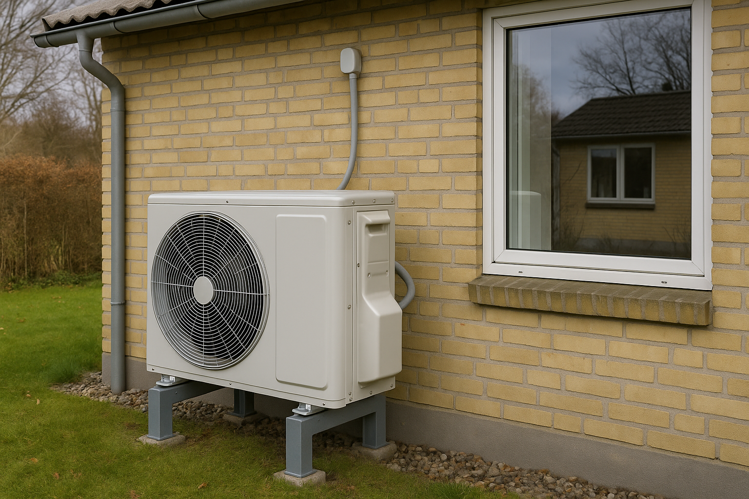 Illustration af hvor meget strøm bruger en luft til luft varmepumpe?