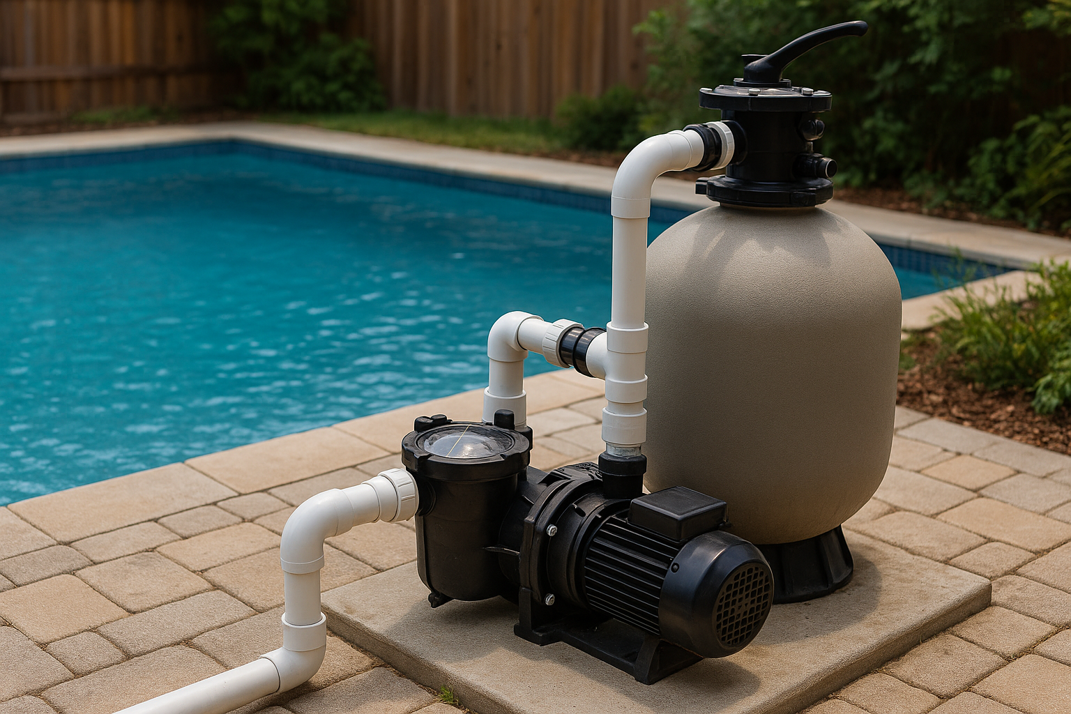 Illustration af hvor meget strøm bruger en pool pumpe