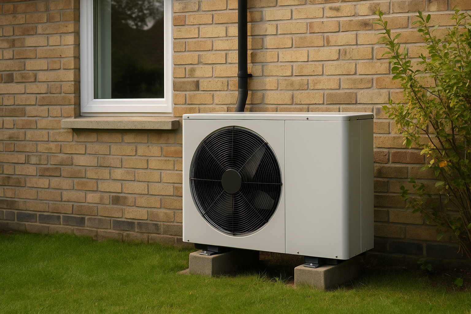 Illustration af hvor meget strøm bruger varmepumpe