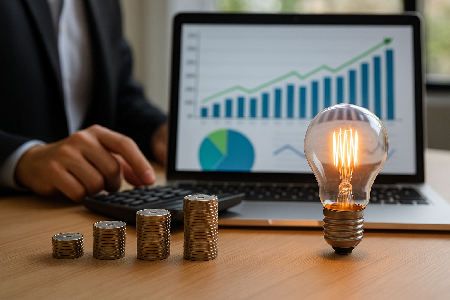 Illustration af hvor mye har staten tjent på strøm