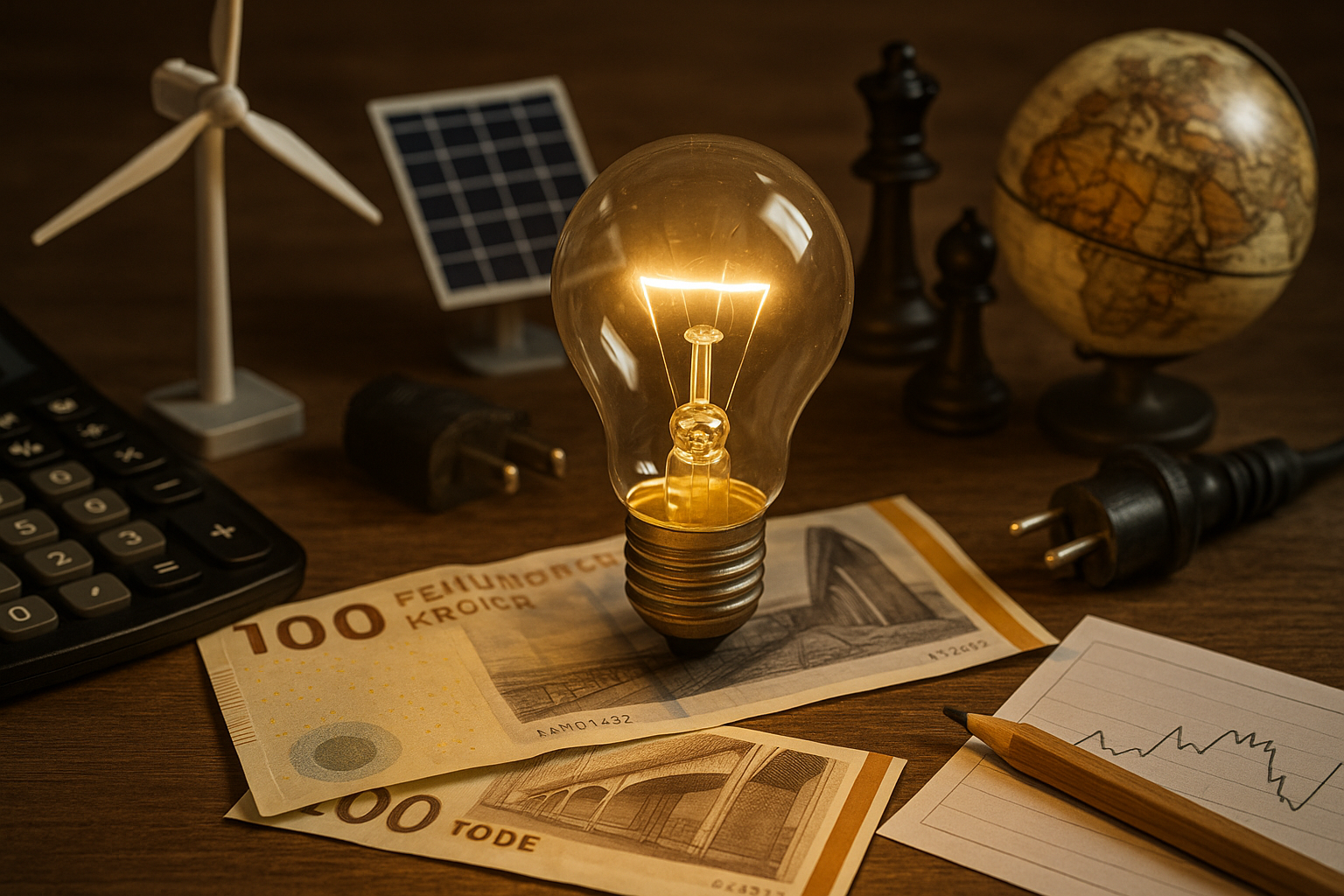 Illustration af hvorfor er strøm dyrt