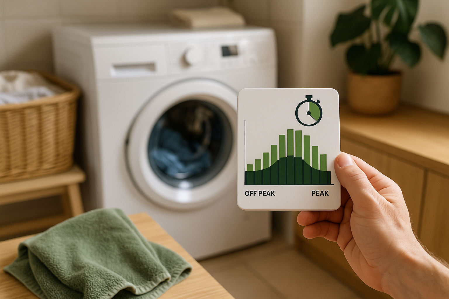 Illustration af hvornår billigst el