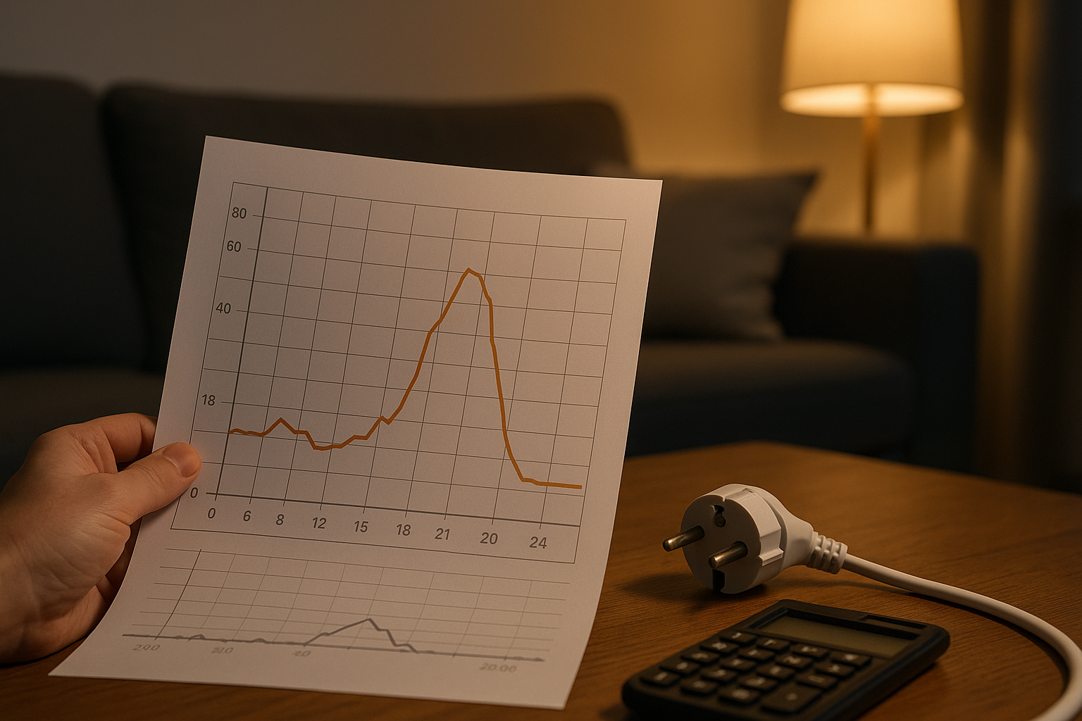 Illustration af er strøm billigere efter kl 20?