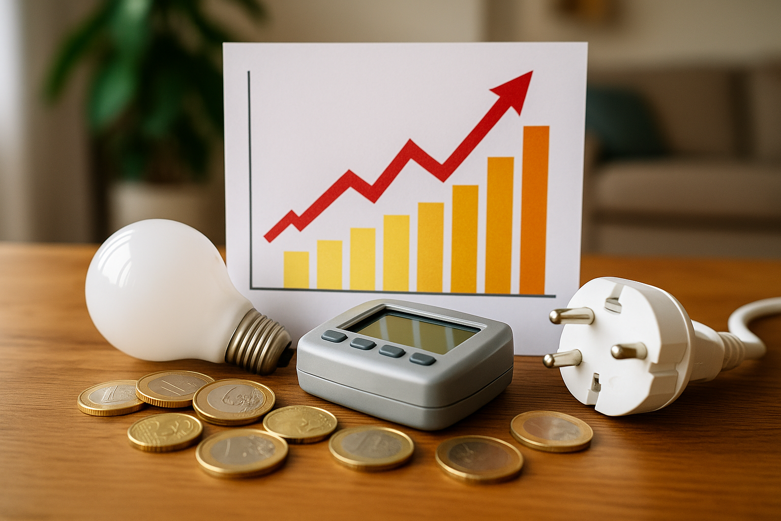 Illustration af hvad betaler man gennemsnitligt i el