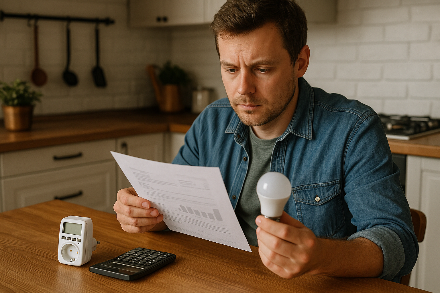 Illustration af hvad er normalt forbrug på el