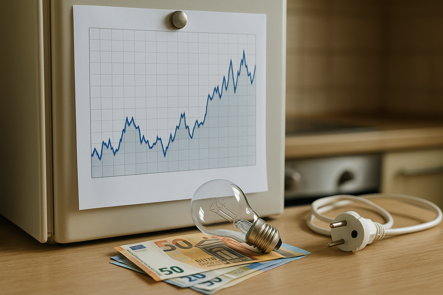 Illustration af hvad er prisen på strøm