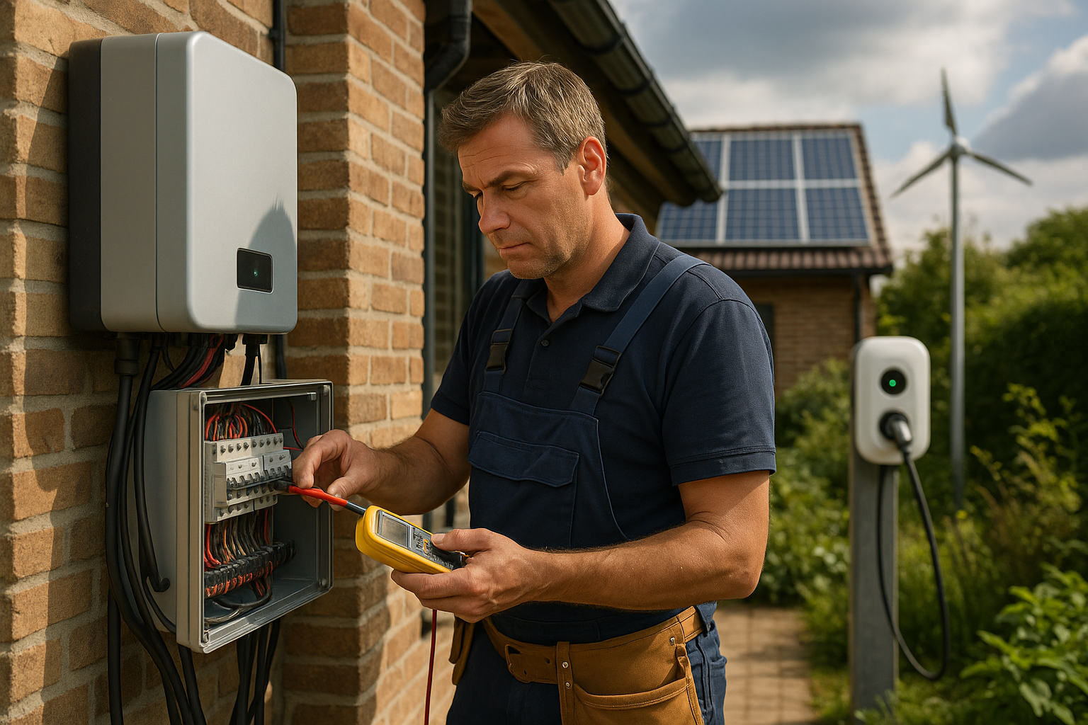 Illustration af hvad laver en el installatør
