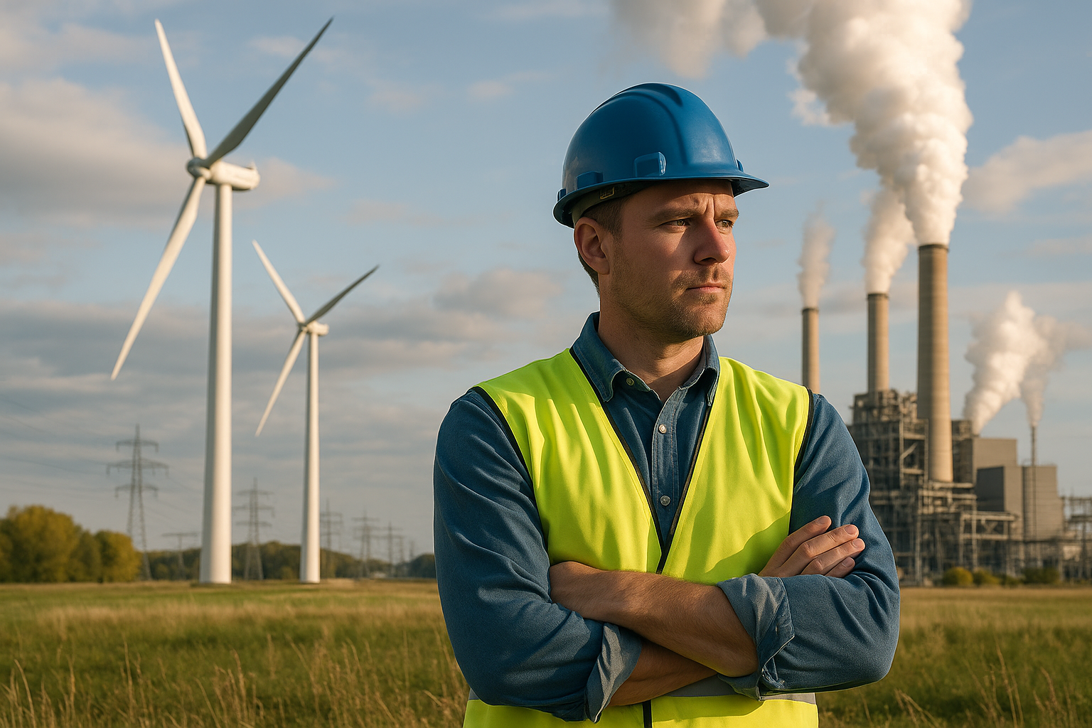 Illustration af hvem laver strøm