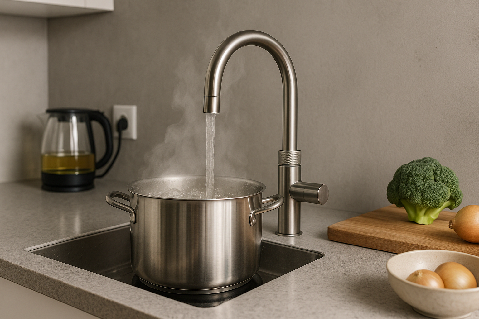 Illustration af hvor meget strøm bruger quooker