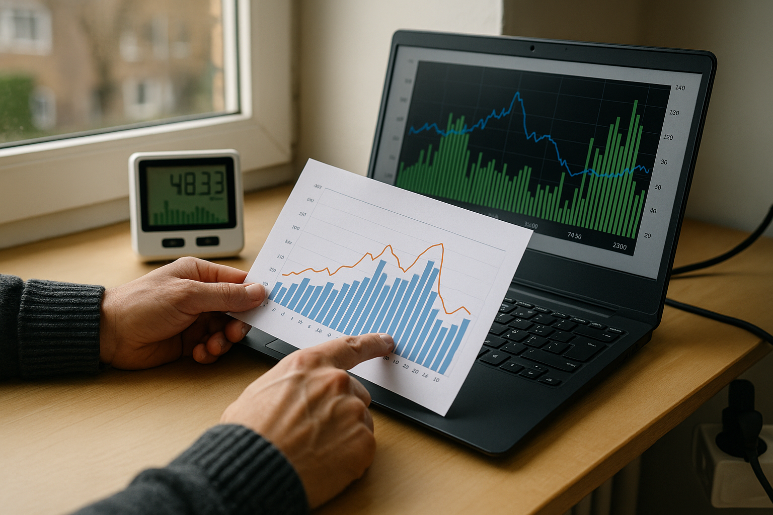 Illustration af hvad betyder basis el med variabel timepris