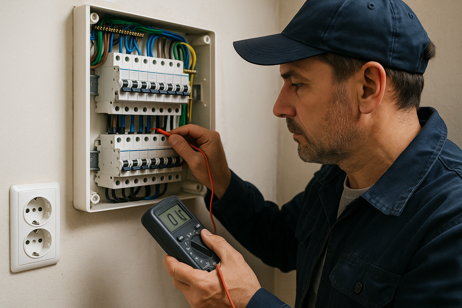 Illustration af hvad er et el tjek