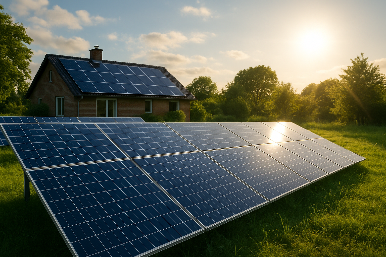 Illustration af hvad får jeg for min strøm fra solceller