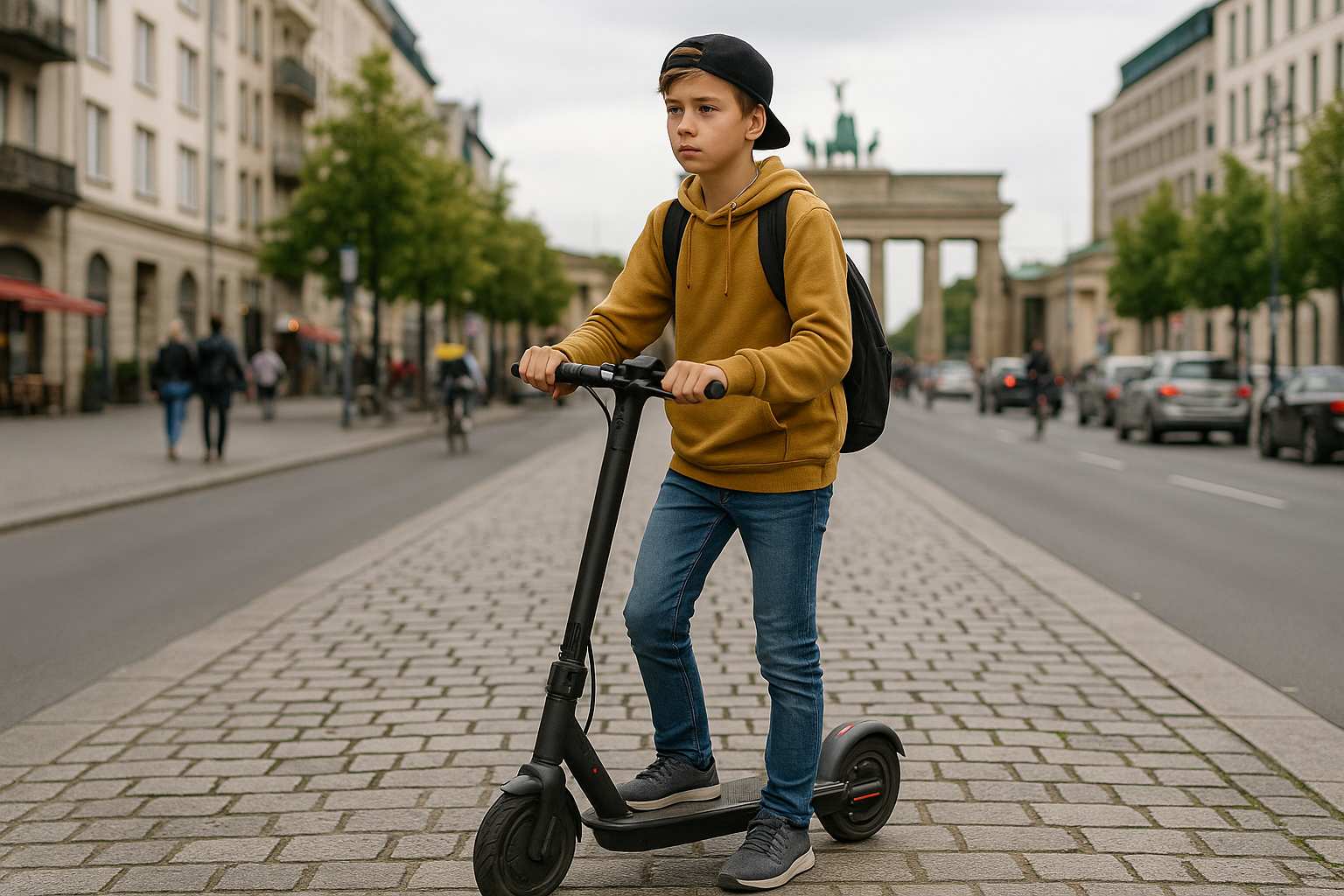 Illustration af hvor gammel skal man være for at køre på el løbehjul i tyskland