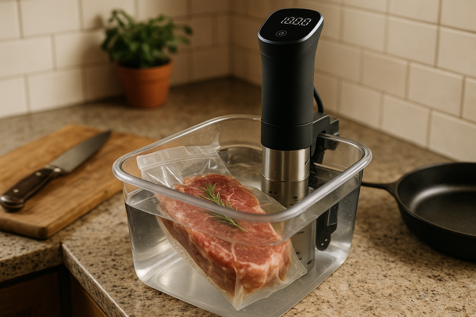 Illustration af hvor meget strøm bruger en sous vide