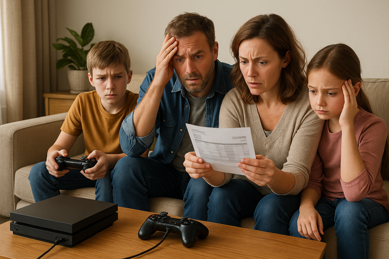 Illustration af hvor meget strøm bruger en spillekonsol