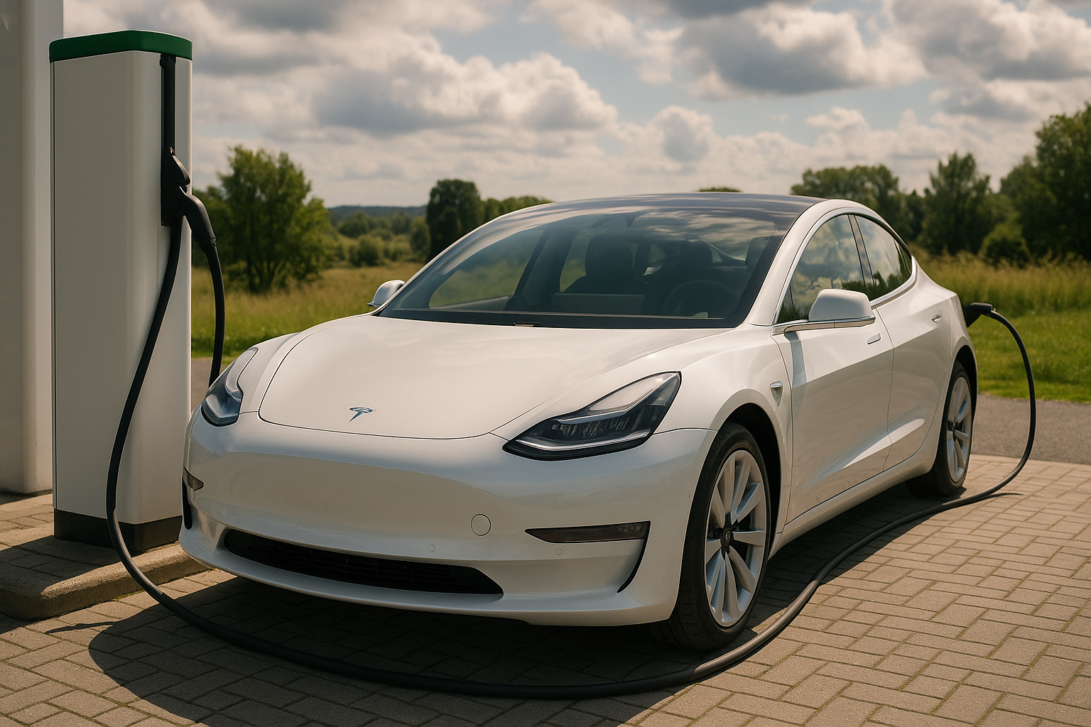 Illustration af hvor meget strøm bruger en tesla