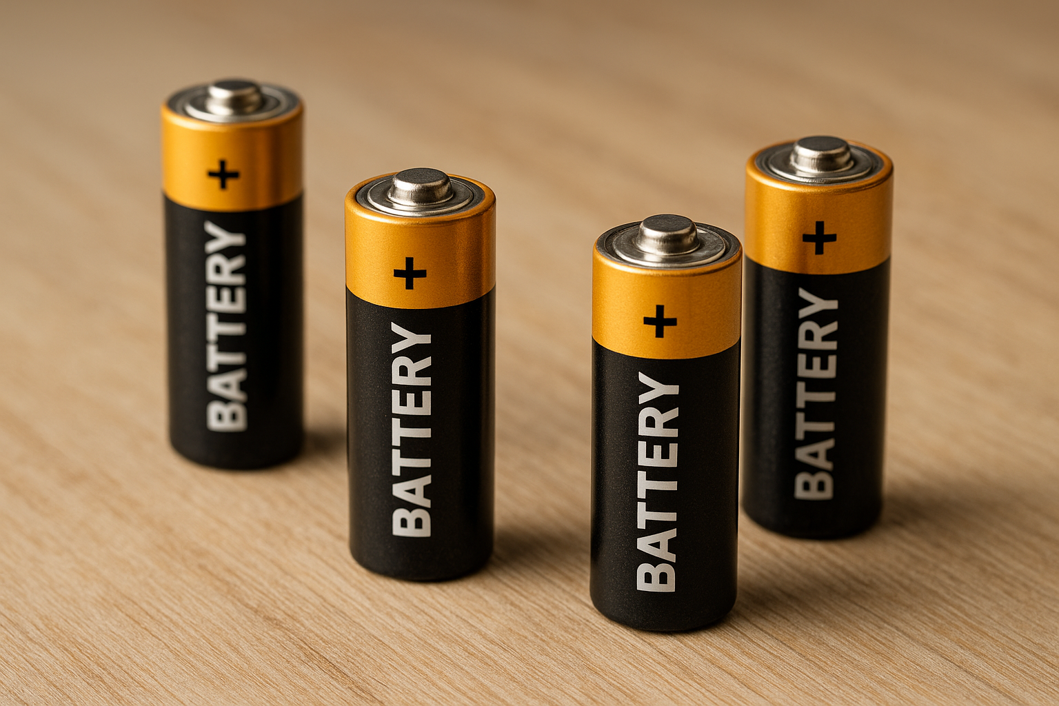 Illustration af hvor meget strøm er der i et aa batteri