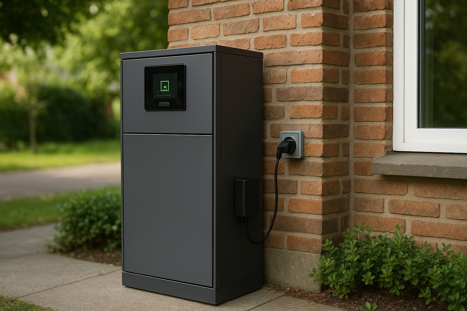 Illustration af hvordan får myrenzbox strøm