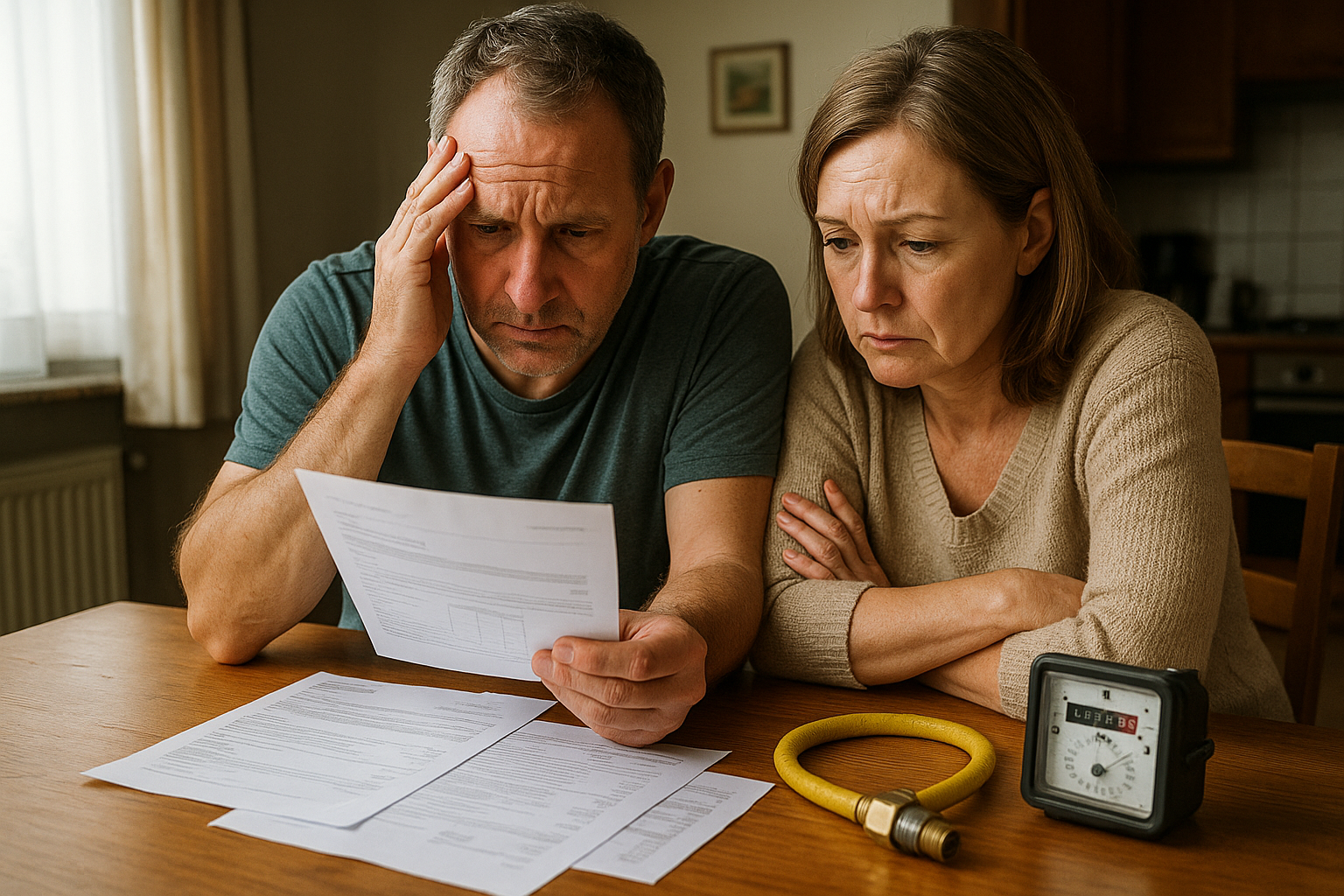 Illustration af hvorfor er el og gas steget