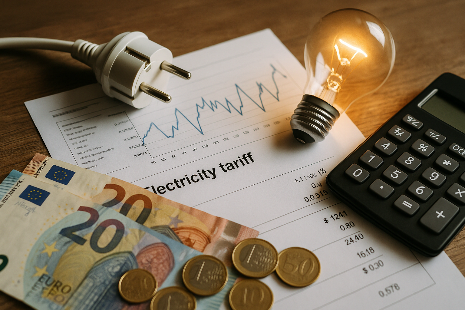 Illustration af hvad er el tarif