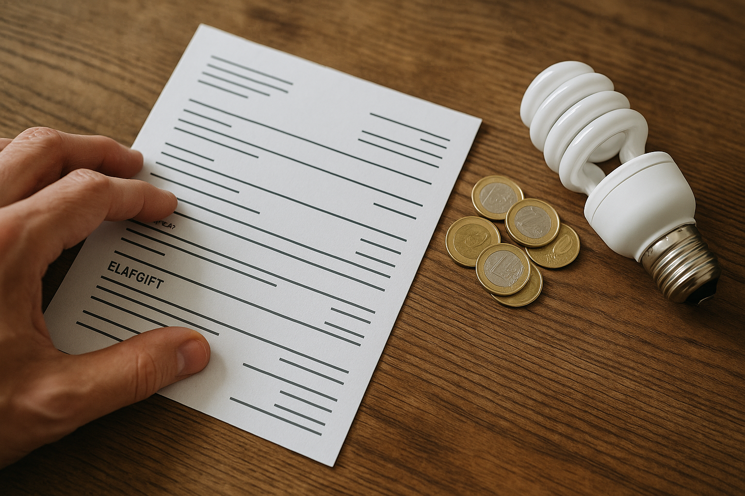 Illustration af hvor meget falder el afgiften