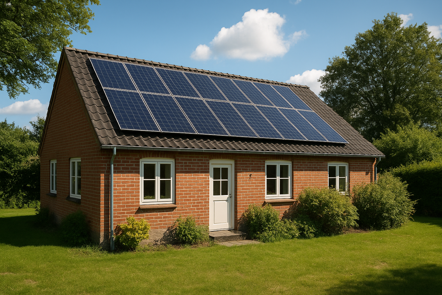 Illustration af hvor meget strøm producerer et 6 kw solcelleanlæg?