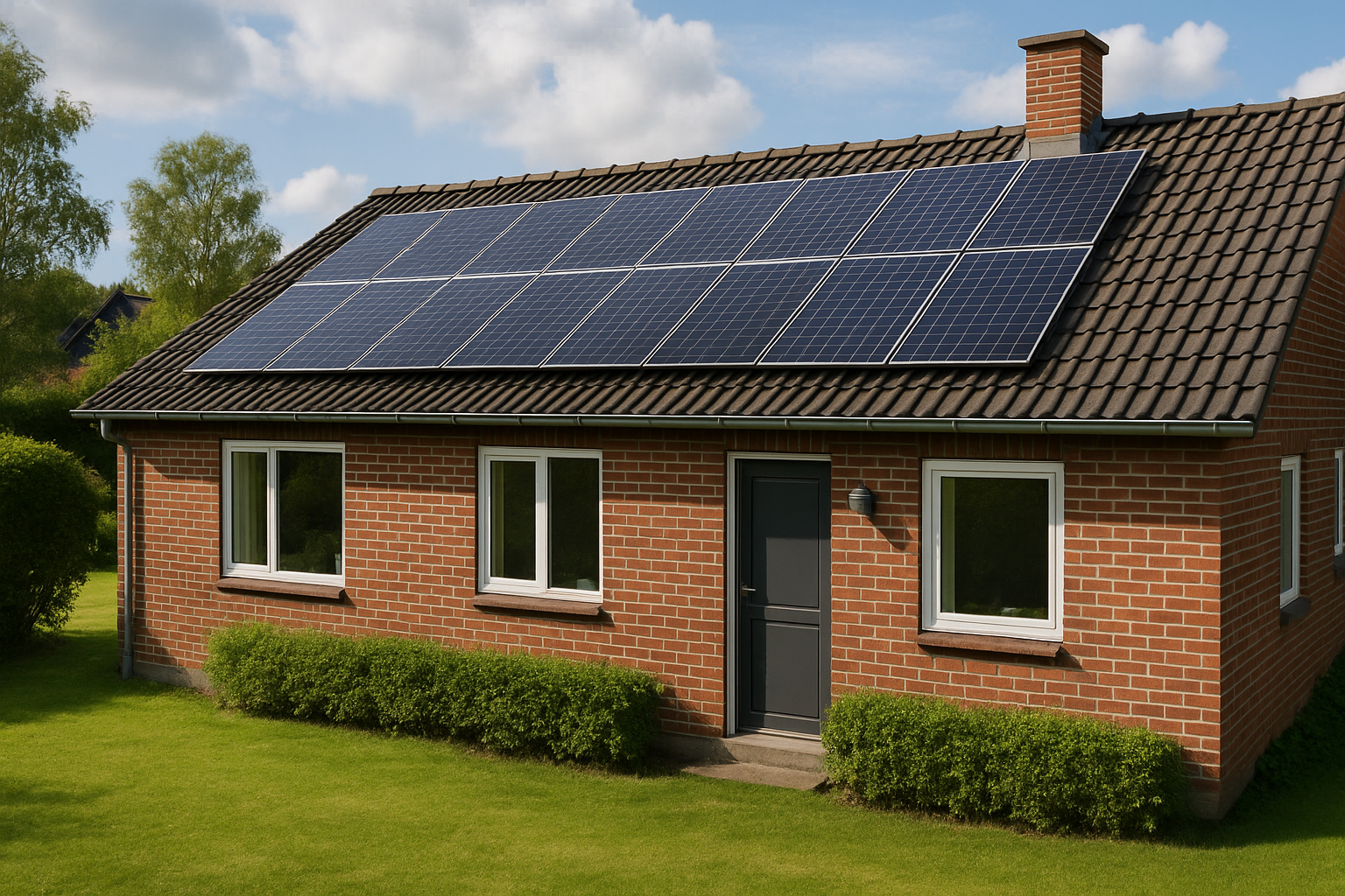 Illustration af hvordan afregnes el fra solceller?